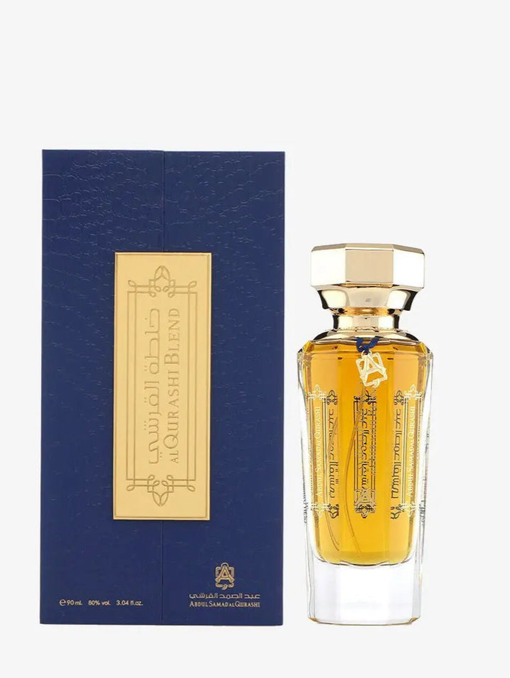 Abdul Samad Al Qurashi
Al Qurashi Blend
Oud • Amber • Powdery • Musk
A blend of oud, saffron, and rose, capturing Arabian elegance.
