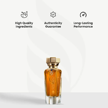 Abdul Samad Al Qurashi
Al Qurashi Blend
Oud • Amber • Powdery • Musk
A blend of oud, saffron, and rose, capturing Arabian elegance.